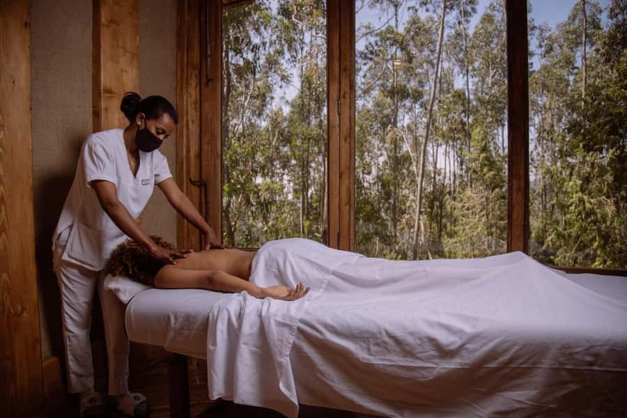 Addis Ababa ,Forest Spa Experience, massage and steam sunna - From Bole to the wooded hills of Entoto