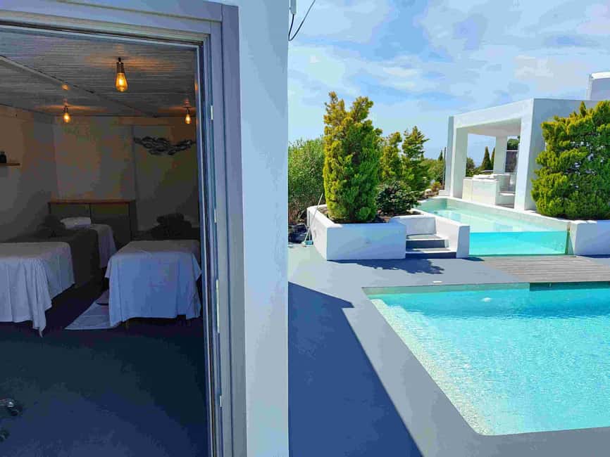 Akrotiri:Departure Day Spa Experience Couples Massage & Pool - Pool time, towels, showers, and luggage storage