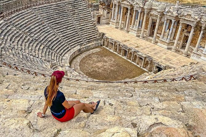 Antalya Pamukkale Hot Springs & Hierapolis Tour With Lunch - The Denizli stop and the stone workshop