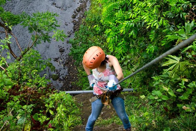 Arenal Volcano Combination Tour: Zipline, Tubing and Hot Springs - Nine zip lines above the forest