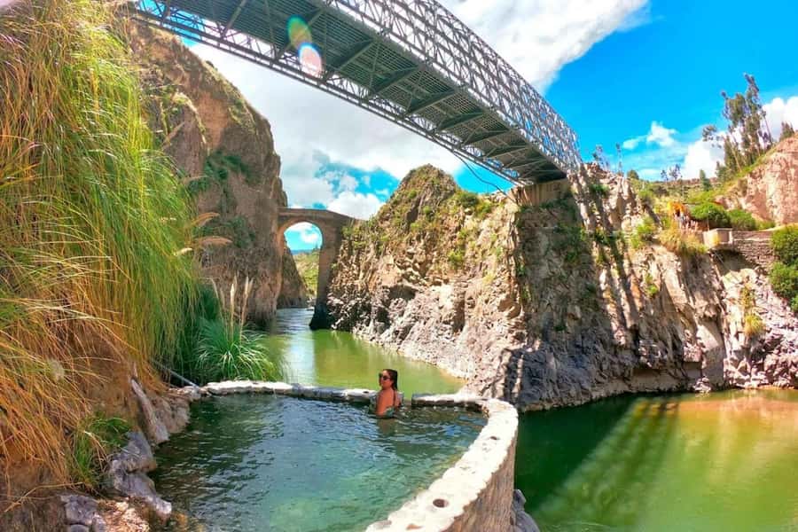 Arequipa: 1-Day Colca Canyon + Thermal Baths Tour - From Arequipa to Chivay, an early road start