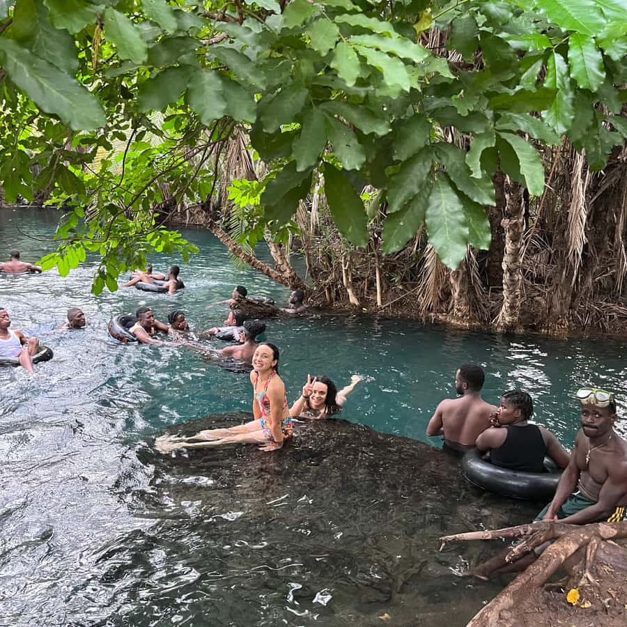 Arusha/Moshi Hot Springs Tour (Chemka) by Kingstone Asilia - The first sight of the natural pool