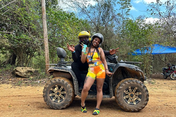 ATV Quad Biking and Bamboo Rafting with limestone foot massage. - The guides shape the day