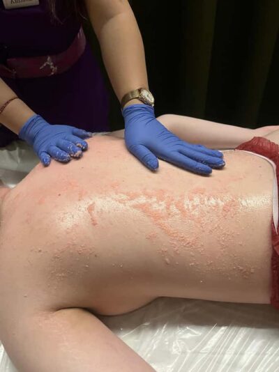 Full Body Massage And Balinese Body Scrub Home Service