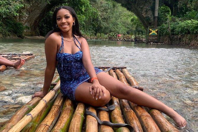 Bamboo Rafting and Limestone Massage in Montego Bay, Jamaica - The limestone foot massage after the raft ride