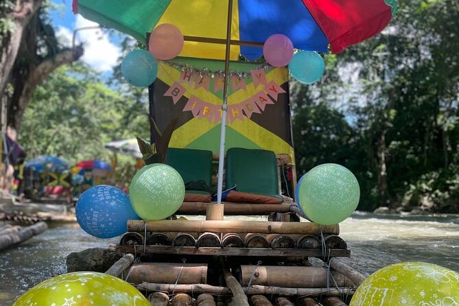 Bamboo rafting & limestone massage on the Great River!(lethe) - Swimming, photos, and the optional rope swing