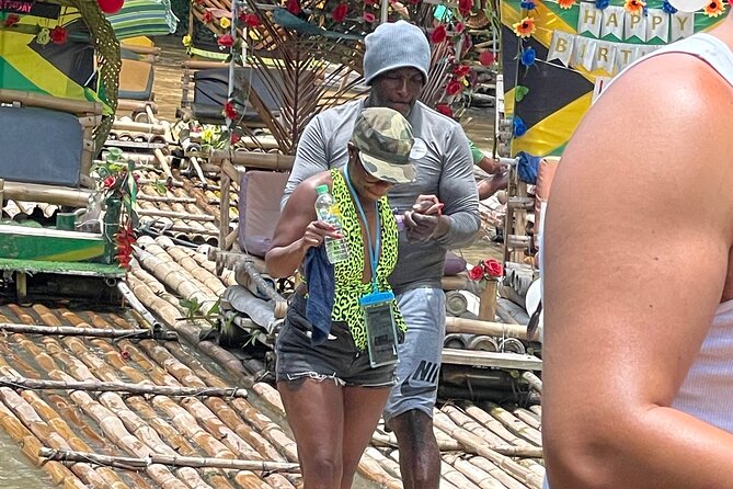 Bamboo Rafting w/ Limestone Massage Montego Bay Jamaica - The limestone massage from knees to ankles