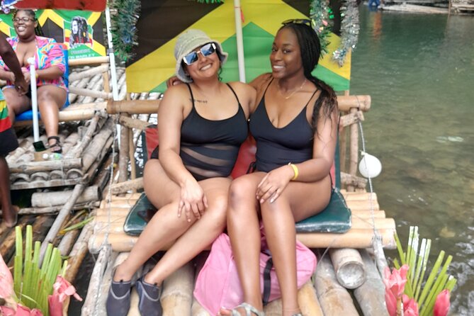 Bamboo rafting with Limestone Foot Massage free rum taste - The limestone foot massage, explained