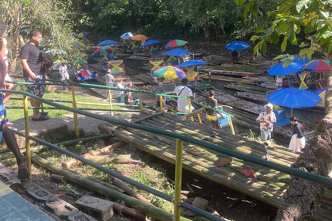 Bamboo Rafting with Limestone Foot massage then Margaritaville. - From Montego Bay hotels to Lethe’s country roads