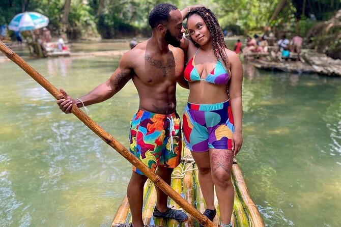 Bamboo Rafting with Limestone Massage including Transportation - Floating through Jamaica’s Great River countryside