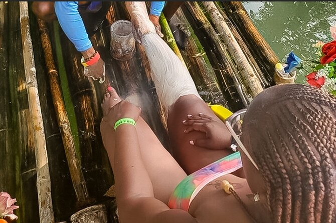 Bamboo River Rafting Limestone Foot Massage & Bottle of Rum Punch - The limestone foot rub