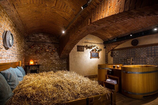 Beer bath Spa for 2 people/ 1 tub - 1,5 hour Activity in Prague - Showering afterward and the skin-care question