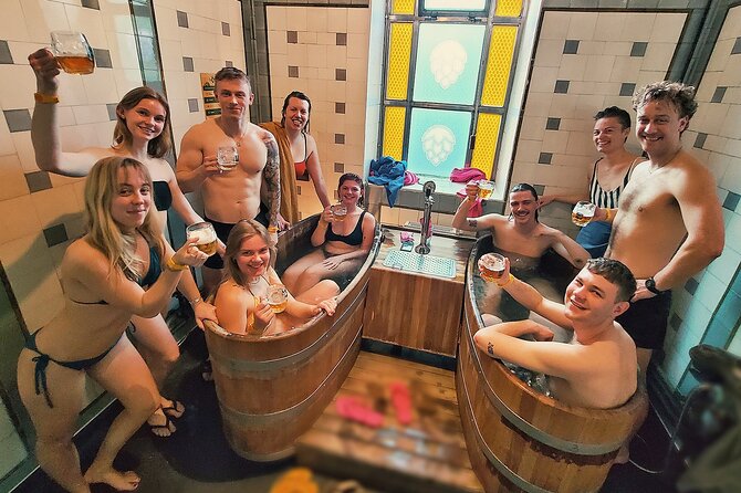Budapest BeerSpa with Unlimited Beer and Optional Széchenyi Bath - Private changing cabins and personal space