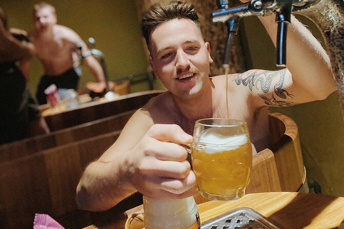 Budapest Exclusive Thermal Spa LUKACS LUXURIOUS PRIVATE BEER BATH - The private setting works best for couples and small groups