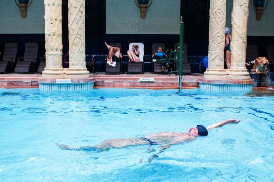 Budapest: Full-Day Gellért Spa Ticket - Saunas, steam rooms, and the café