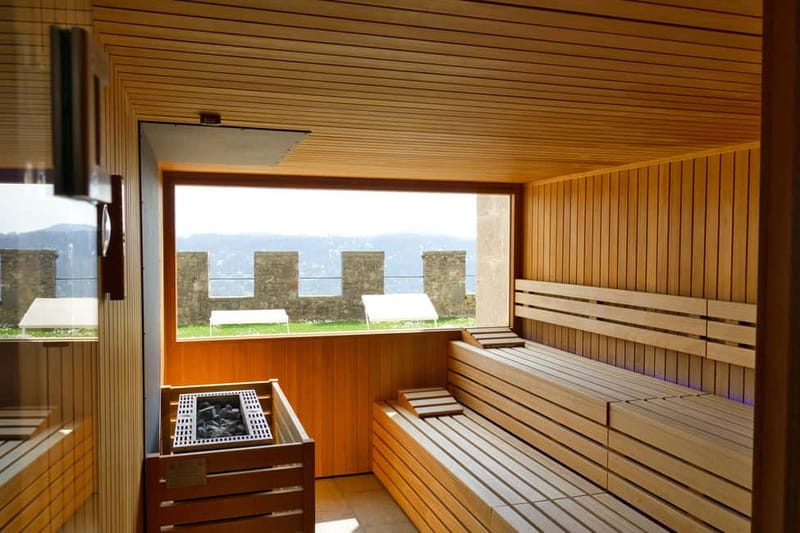 CastelBrando: Relax at a Spa inside an ancient castle - The Ancient Roman Bath and its hypocaust