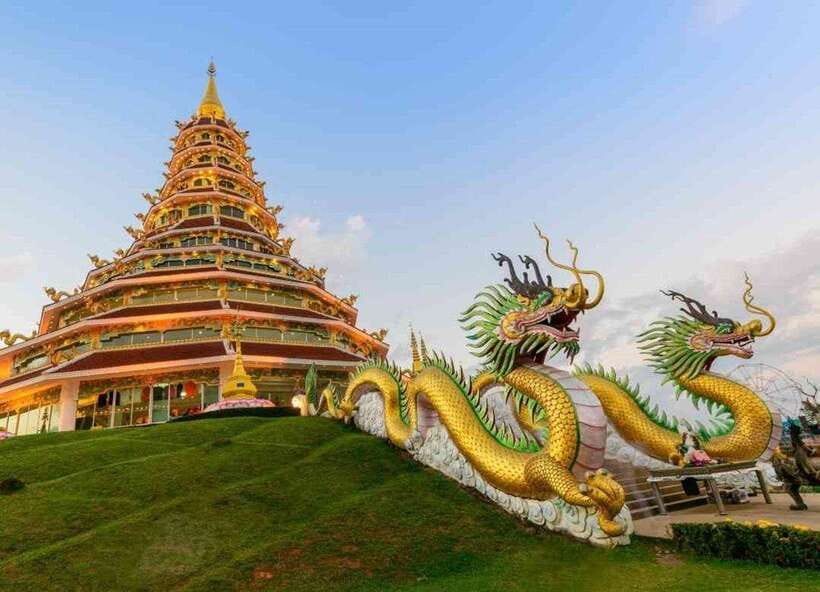 Chiang Mai: Chiang Rai Temples, Karen Tribe and Hot Springs - Wat Rong Khun makes the long drive worthwhile