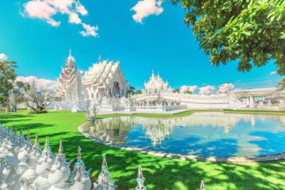 Chiang Mai to Chiang Rai: 3 Temples & Hot Springs & Pickup