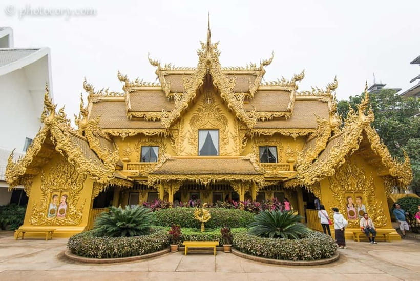 Chiang Mai to Chiang Rai: 3 Temples & Hot Springs & Pickup - Wat Rong Sue Ten, the Blue Temple