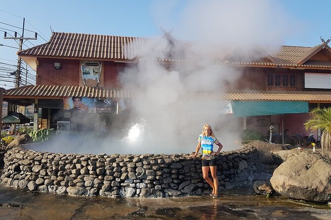 Chiang Rai Tour: Hot Spring,White Temple, Golden Triangle, Yao - Wat Rong Khun is the visual centerpiece