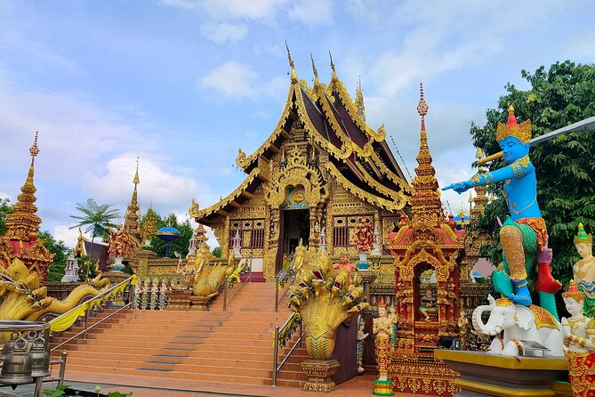 Chiang Rai Wonders: White, Blue & Red Temples and Hot Spring - Wat Saeng Kaew Phothiyan ends the route quietly