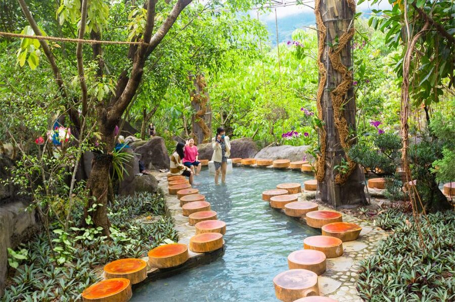 Da Nang: Than Tai Hot Spring Park E-Ticket - Starting with the hot springs