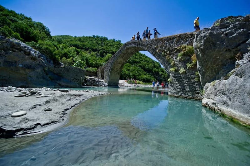 Day Tour to Permet Thermal Baths and Langarica Canyon - Soaking Under the Kadiut Bridge at Benja