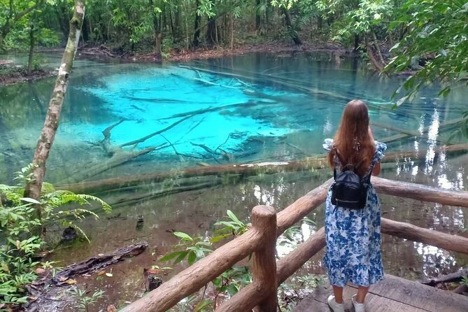 Discover Krabi - Emerald Pool, Hot Springs & Tiger Cave Temple - Namtok Ron turns hot water into a natural bath
