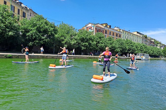 Discover Milan's Navigli by SUP: a wellness experience - Herbal tea and meditation on the water