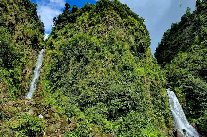 Dominica Adventure Hiking, Swimming, and Hot Springs Tour - Trafalgar Falls, Dominica’s twin waterfalls