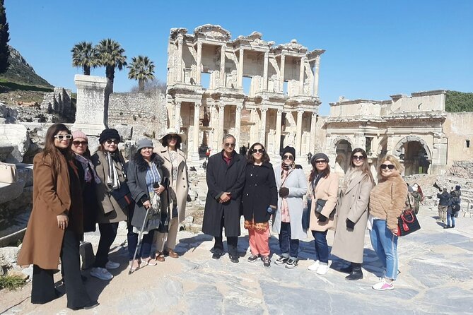 Ephesus Pigeon Island Tour with Lunch Turkish Bath - Two hours among Ephesus’s grand ruins