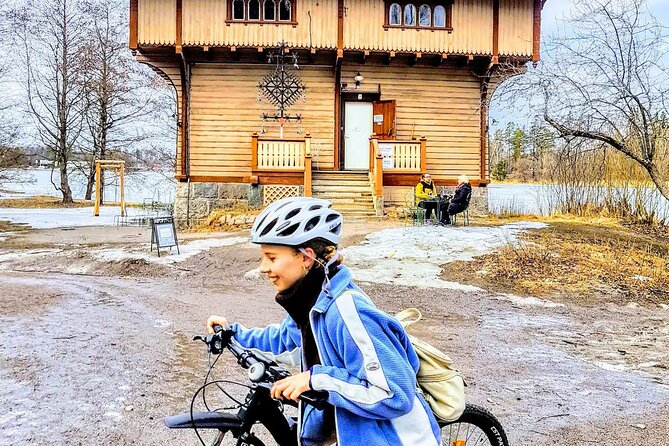 Explore happiest Helsinki: Bike/Ebike: BBQ, Sauna, Forest, &Parks - The Finnish sauna and swim