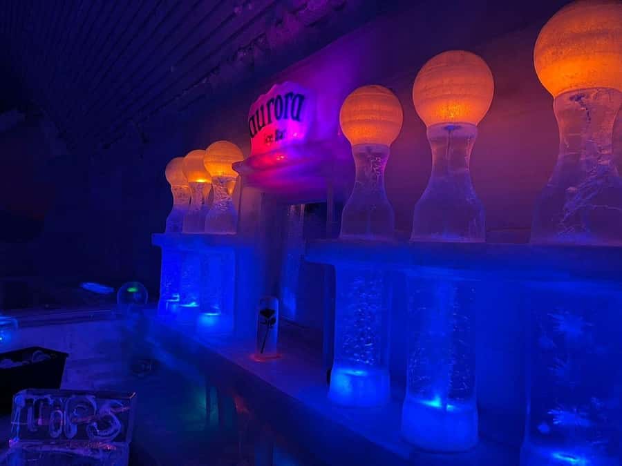 Fairbanks: Northern Lights and Chena Hot Springs Tour - Inside the Aurora Ice Museum