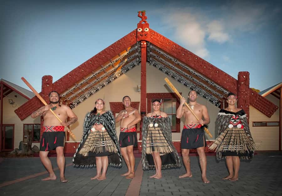 From Auckland: Rotorua Māori Village & Hot Springs with Haka - Entering Whakarewarewa Village