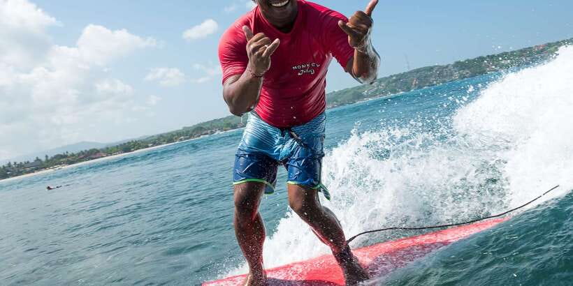 From Bali: 4-Day Surf and Yoga Retreat in Nusa Lembongan - Arriving on Nusa Lembongan by speedboat