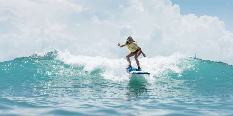 From Bali: 4-Day Surf and Yoga Retreat in Nusa Lembongan - Surf lessons with Planet and the Monkey Surf team