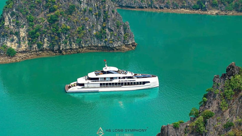 From Ha Long: Luxury Symphony Day Cruise with 2 Jacuzzi Pool - Key points at a glance