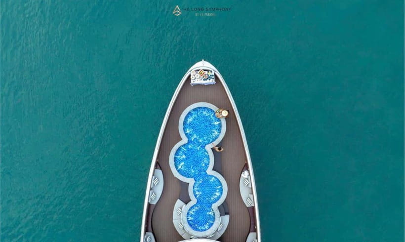 From Ha Long: Luxury Symphony Day Cruise with 2 Jacuzzi Pool - What the $58 day cruise actually gives you