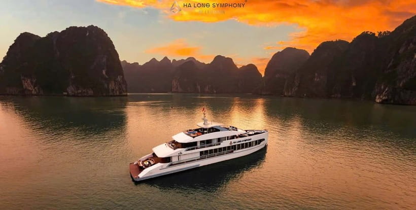 From Ha Long: Luxury Symphony Day Cruise with 2 Jacuzzi Pool - Starting at Ha Long International Cruise Port