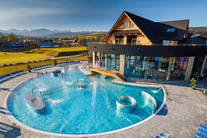 From Krakow: Chocholow Thermal Hot Springs (hotel pick up) - Food, drinks, towels, and the nude area