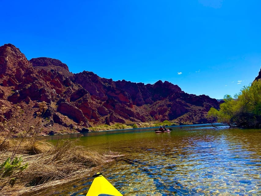 From Las Vegas: Hoover Dam Kayak Trip with 6 Hot Springs - From Willow Beach to the Hoover Dam launch