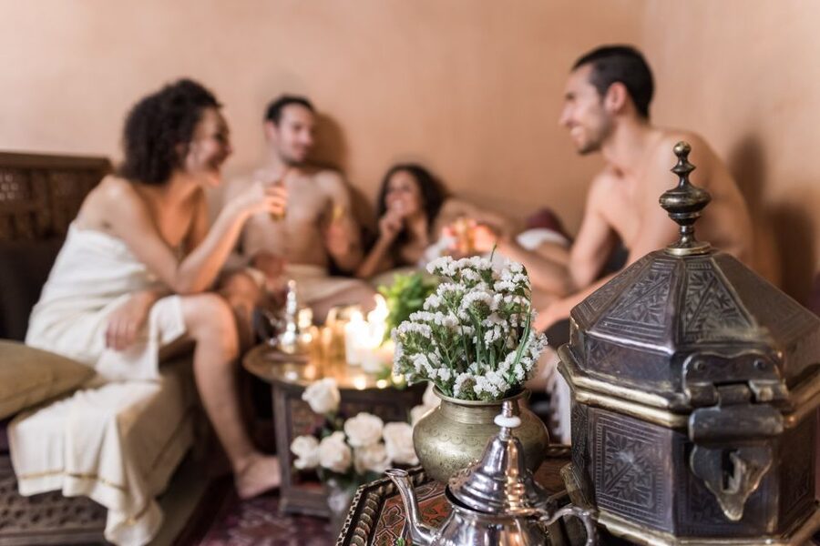 From Malaga: Hammam Bath, Kessa and Relaxing Massage Tour - The 15-minute kessa scrub on heated stone