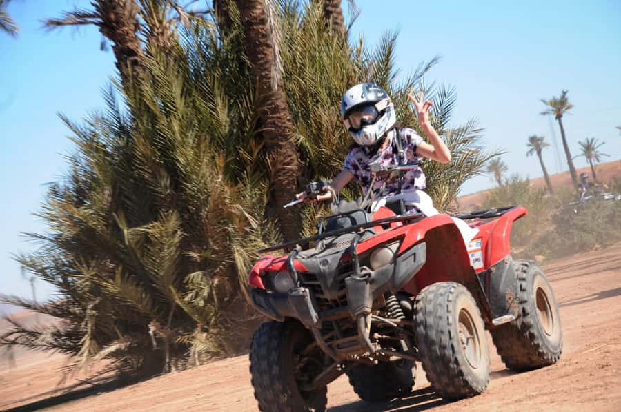 From Marrakech: Camel Ride, Quad Bike & Spa Full-Day Trip - The 1-hour-45-minute quad-bike ride