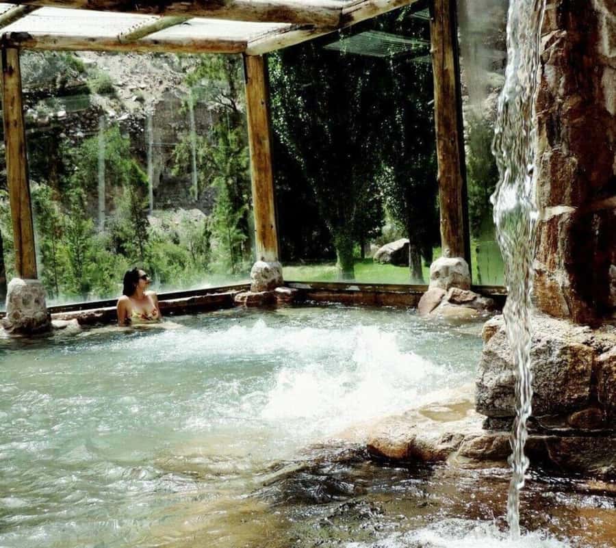 From Mendoza: Premium Spa Day at the Cacheuta Hot Springs - The grotto sauna and thermal circuit