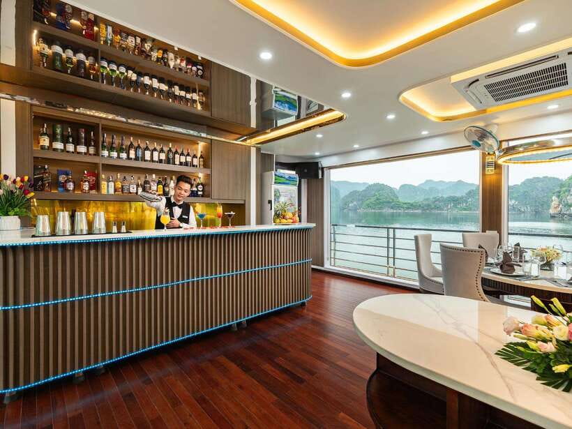 From Ninh Binh:Day Ha Long Bay Premium Cruise-Buffet&Jacuzzi - Afternoon snacks and the return cruise