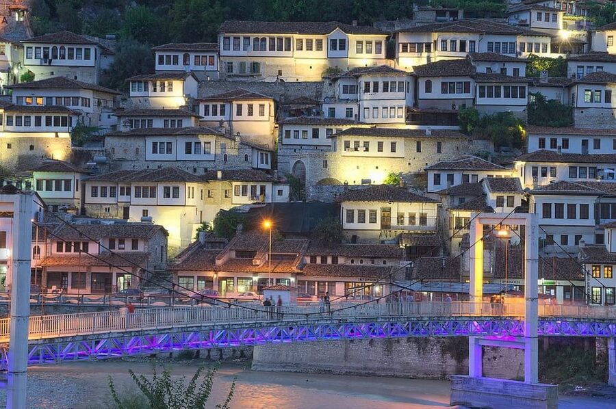 From Permet: Vjosa River Rafting and Benja Thermal Baths - The river cove adds the quiet moment