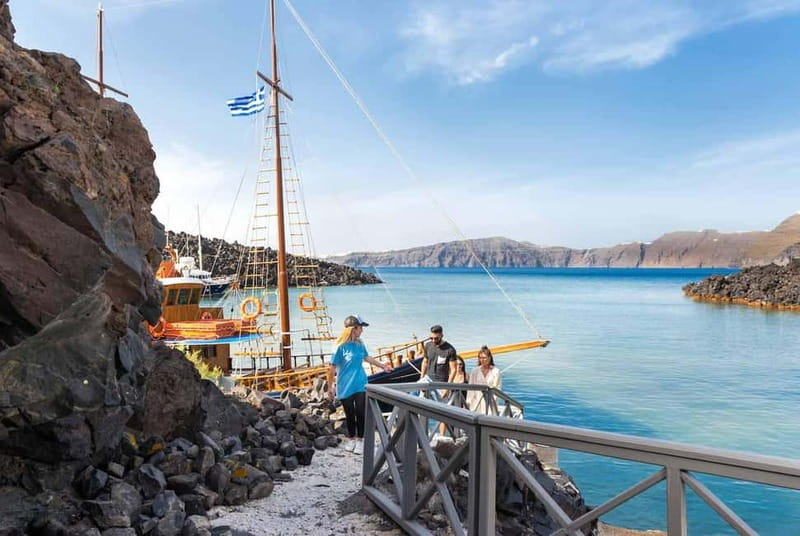 From Thera: Thirasia Cruise w/ Volcano Hike and Hot Springs - Packing for an exposed day on the water