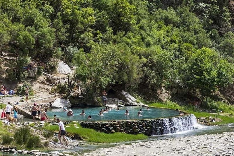 From Tirana/Durres/Golem:Permet, Canyon & Thermal Baths. - Early pickup from Tirana, Durres, or Golem