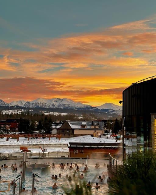 From Zakopane: Snowmobile Ride with Thermal Pools & Pickup - The bonfire stop: simple food, strong atmosphere