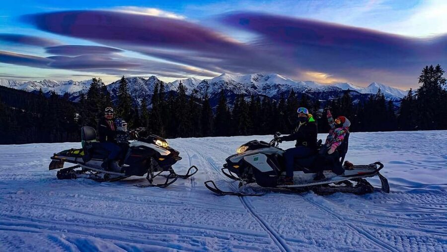 From Zakopane: Snowmobile Ride with Thermal Pools & Pickup - Who will enjoy this day most